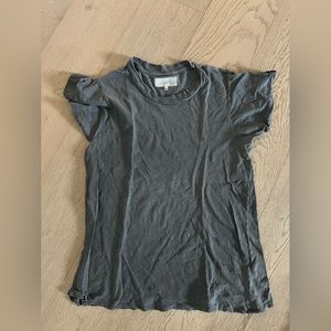 Slim fit crew washed black